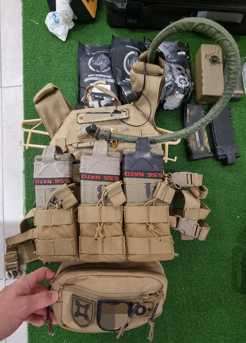 Réplica airsoft colete