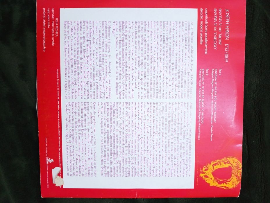 Joseph Haydn - Symphony No. 100 Militar, Symphony No. 101 O relogio*