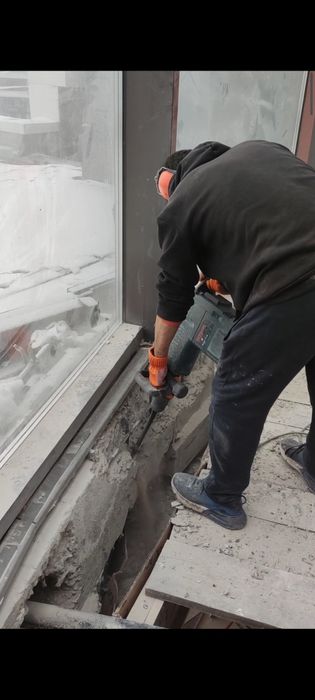 Демонтаж стін, перегородок, квартири, підлоги, стяжки , бетону