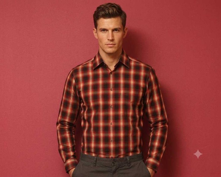 Hugo Boss рр M рубашка из хлопка