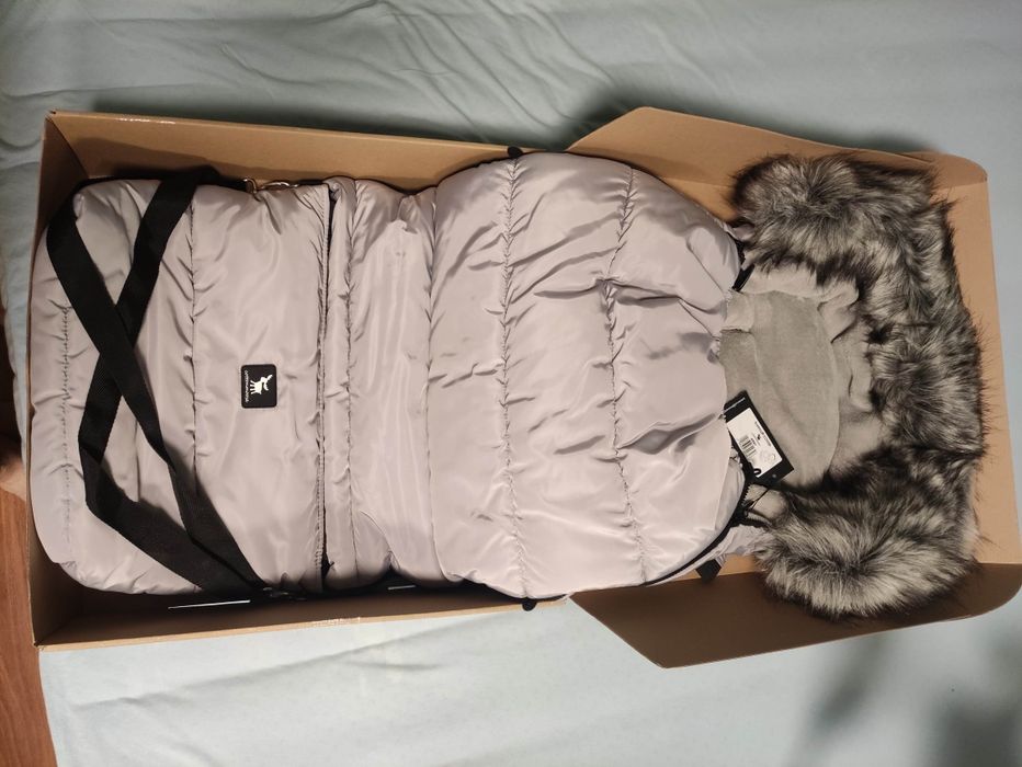 Nowy śpiworek śpiwór Cottonmoose combi 3w1 szary unisex