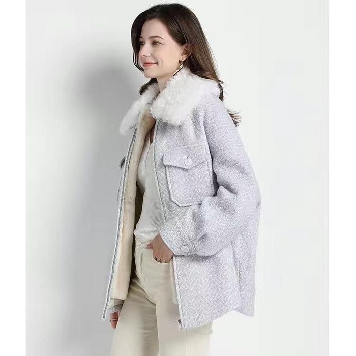 Мега тепле та мега круте пальто двійка овчина + хутро