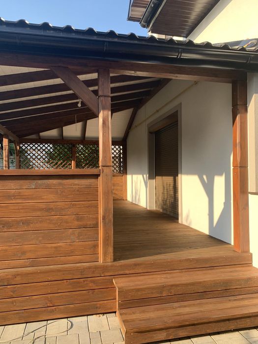 Котеджі, тераси, каркасні будинки, альтанки, перголи, сходи, сауни