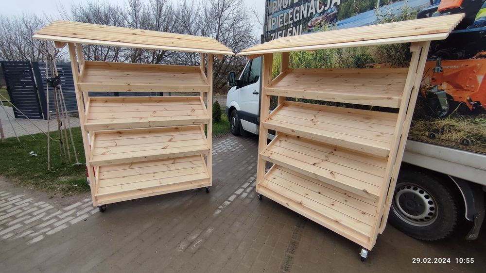 Regał DASZEK, regał ekspozycyjny na owoce i warzywa