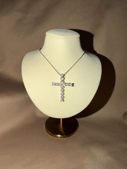 Хрестик срібний 925