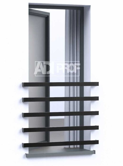 Balkon francuski aluminiowy – producent | RAL | Na wymiar Balustrada
