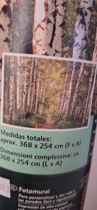 Quadro mural grande  poster parede painel 368x254 cm