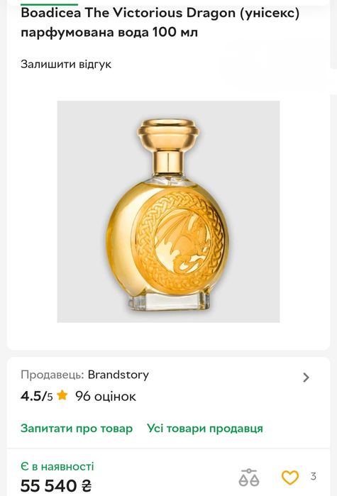 Boadicea The Victorious Dragon (унисекс) парфюм 100 мл