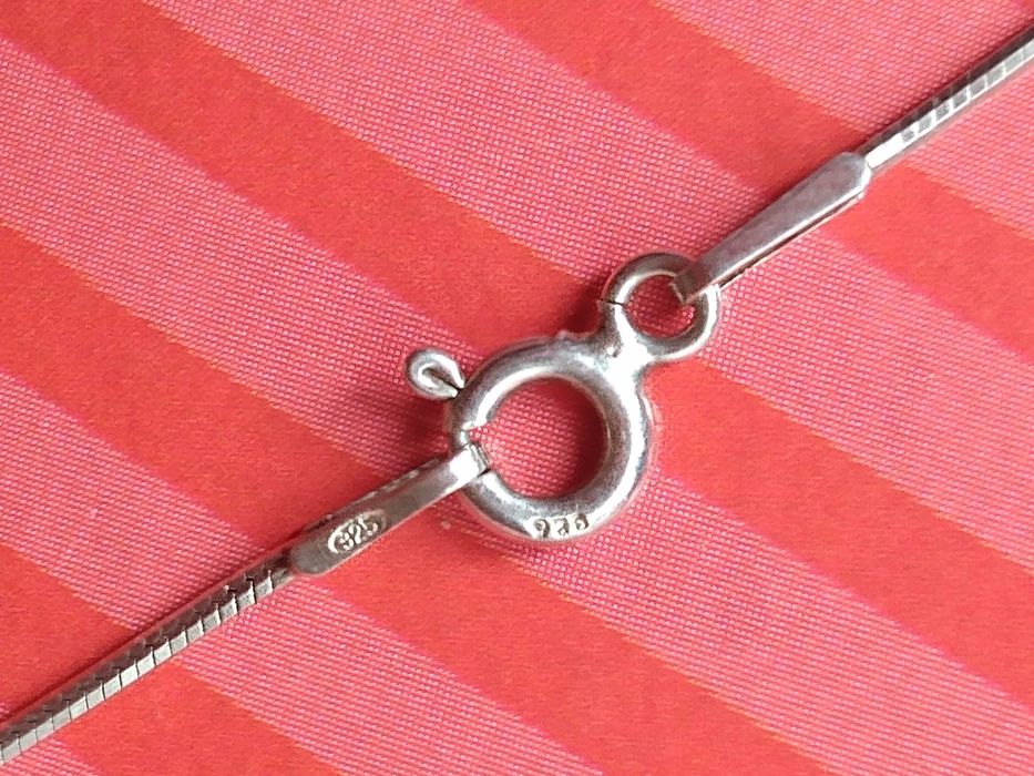 Łańcuszek wisiorek srebro 925