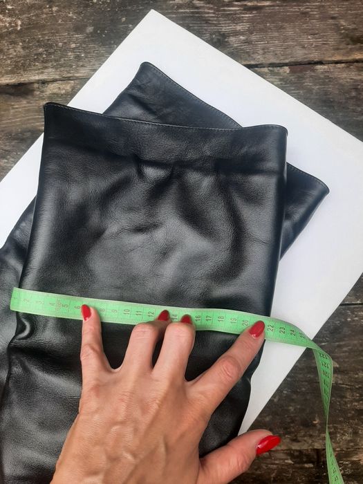 Высокие Сапоги евро зима натур.кожа на широкую голень 42-43см, 41р