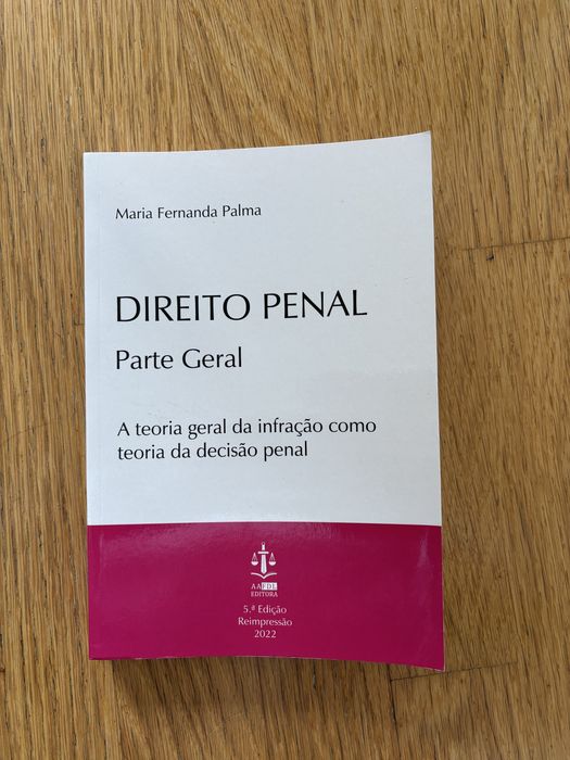 Livro Direito Penal Parte Geral - Maria Fernanda Palma