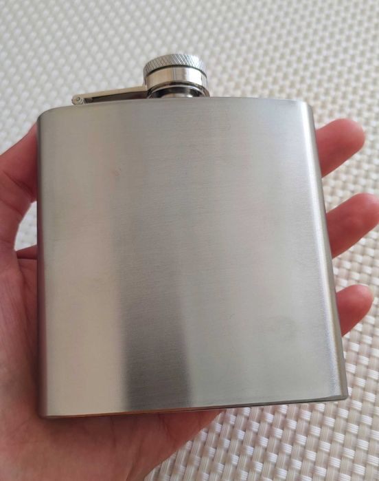 Дорожная подарочная фляжка фляга 6oz, 180мл