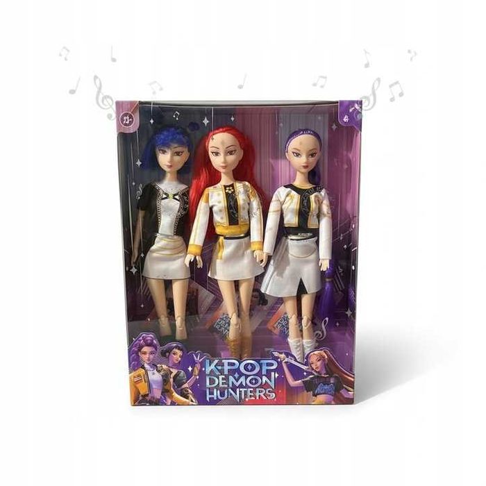 Lalki K-POP Demon Hunters Śpiewające lalki Rumi Zoey Mira