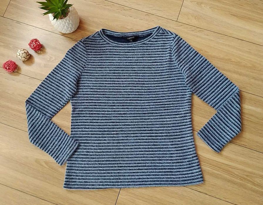 Sweter nowy w paski 36 S długi rękaw