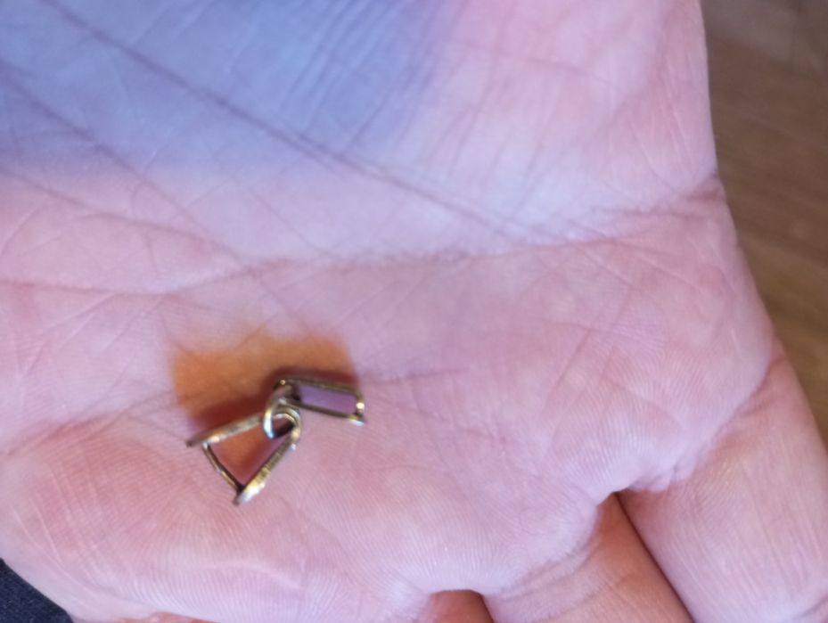 Кулон подвеска 875 пробы в позолоте СССР