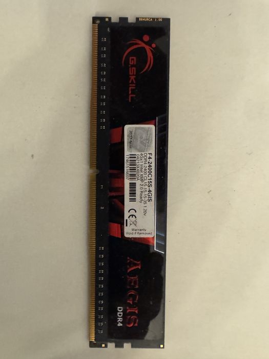 G.Skill Aegis DDR4 2400 CL15 4GB