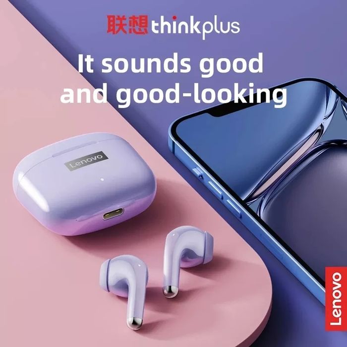 Auriculares wirelles Lenovo thinkplus várias cores