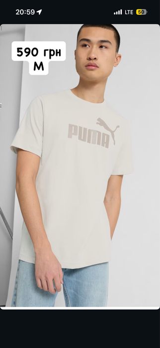 Чоловічі футболки levis, puma , calvin klein
