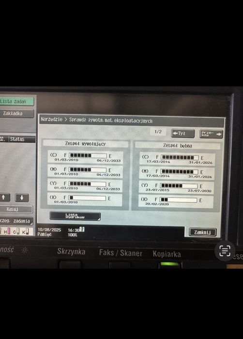 Drukarka urządzenie wielofunkcyjne konica minolta bizhub C280
