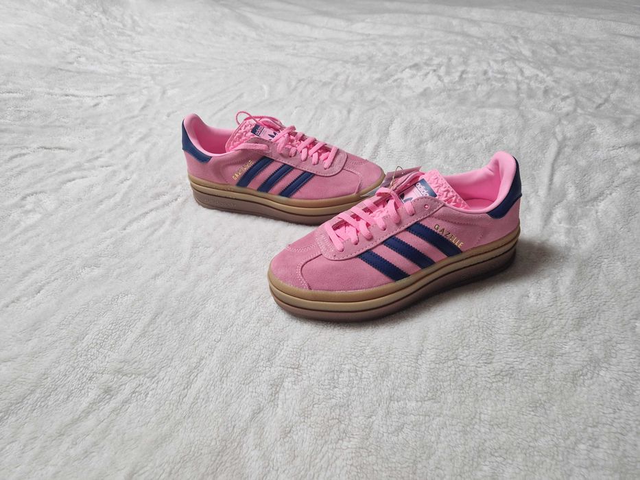 Nowe różowe buty sportowe Sneakersy adidas Gazelle Bold rozmiar 38
