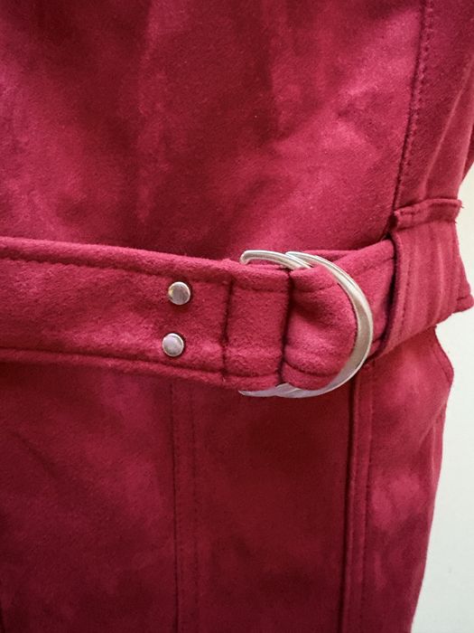 Vestido bordou/vermelho da Bershka como novo S