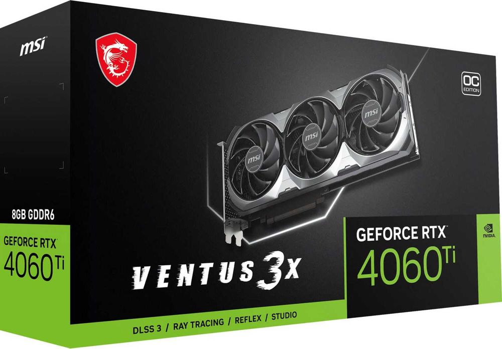 Відеокарта MSI GeForce  (RTX 4060 Ti VENTUS 3X 8G OC)