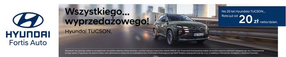 Hyundai Bydgoszcz Fortis Auto - Autoryzowany dealer marki HYUNDAI w Bydgoszczy top banner