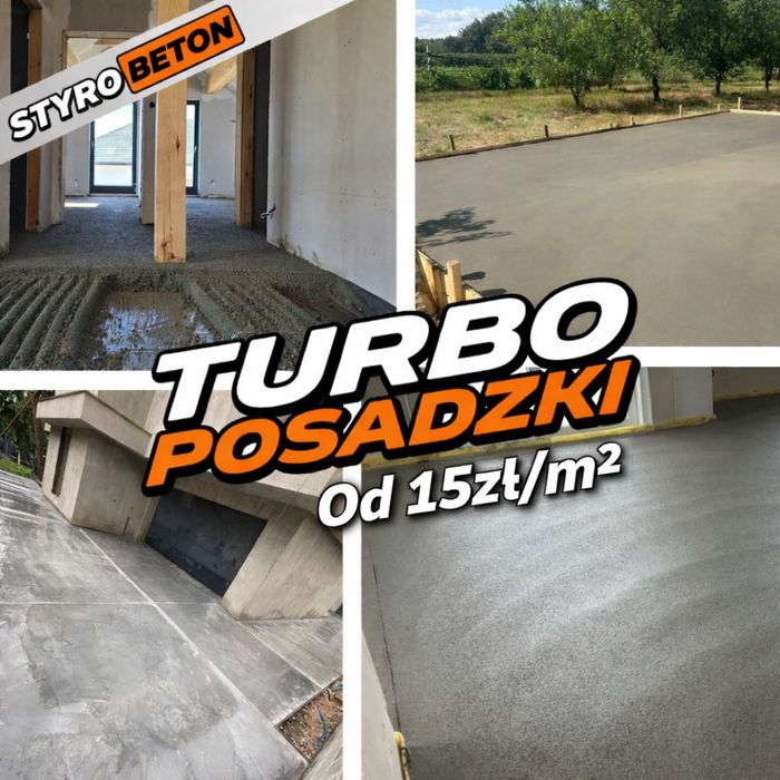 Posadzki Mixokret Przemysłowe STYROBETON Miksokret Wylewki Beton Płyty