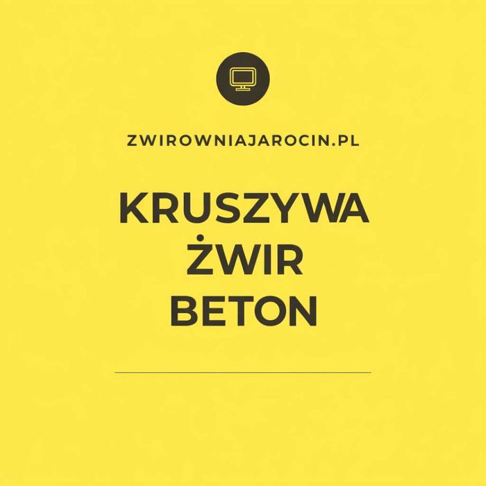 Żwirek Cząszczew Piasek Żwir Ziemia zwirowniajarocin.pl