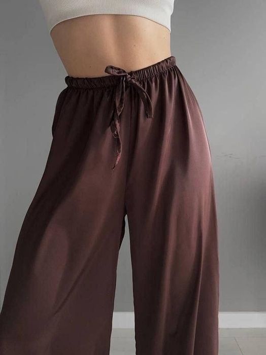 Жіночі шовкові штани