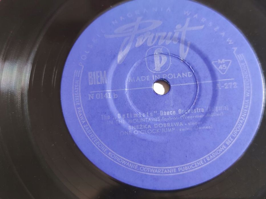 The Optimists Dance Orchestra – Cha-Cha Barcelona 7'' Pronit 1960 VG++