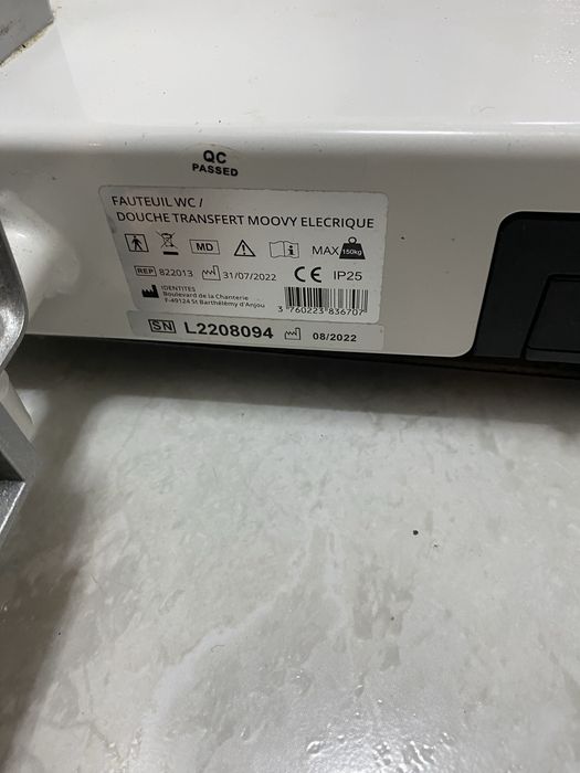 Cadeira electrica de transferencia - Moovy electric