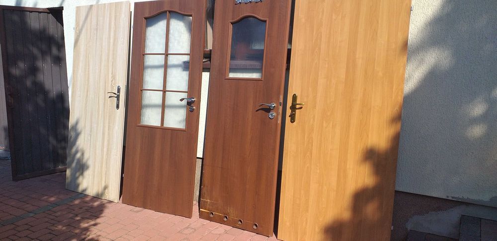 Okazja 2 wzory drzwi wewnętrznych super stan tanio