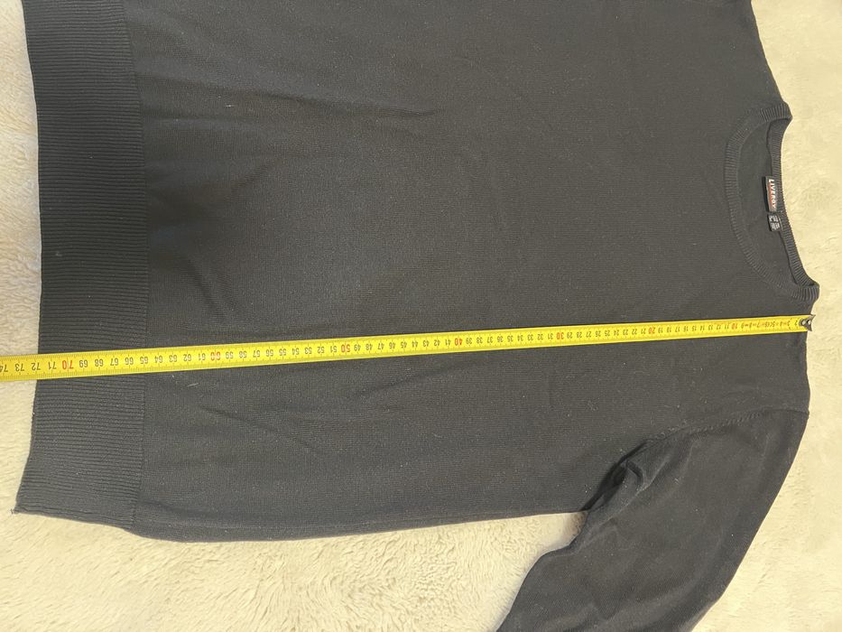 Czarny męski sweter jak nowy