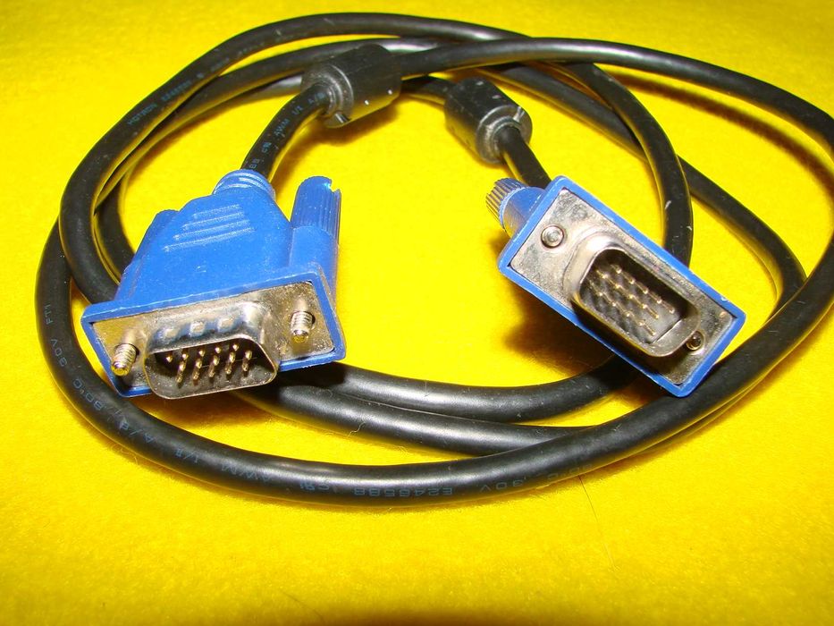 Кабель, провод, шнур VGA для ПК, ноутбука, компьютера