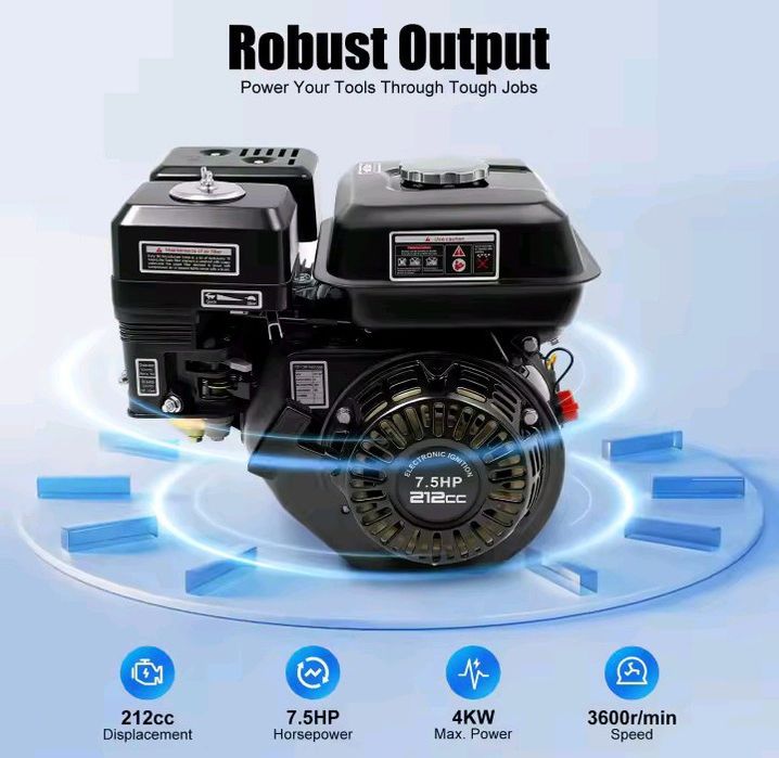Motor Estacionário 7,5 HP   212cc
