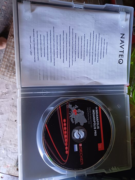 Диск карти  всіх доріг Європи