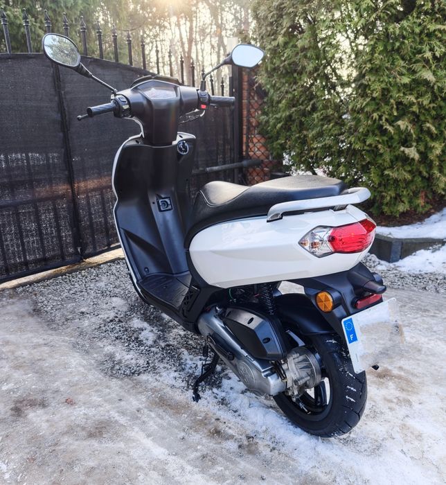 Skuter Peugeot Kisbee 50cc 2021r 3700km! Wtrysk LED!