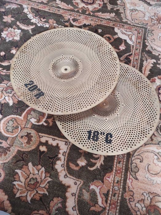 Ciche talerze Millenium 18" i 20" do perkusji