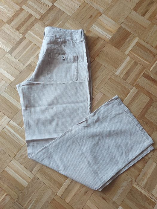 Spodnie letnie 40 szeroka nogawka