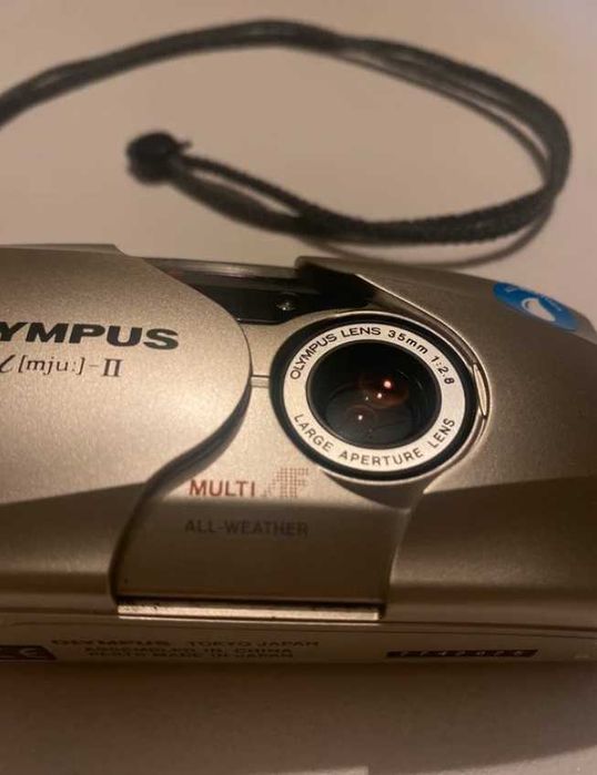 Câmera analógica Olympus mju II Silver