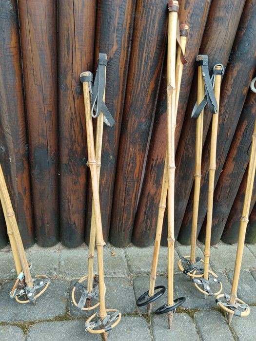 Bambusowe kijki narciarskie