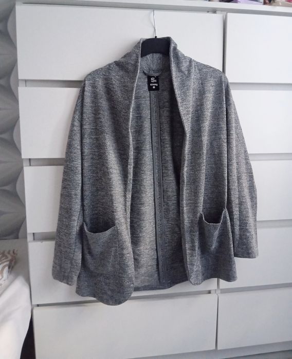Kardigan grafitowy Sinsay rozmiar M