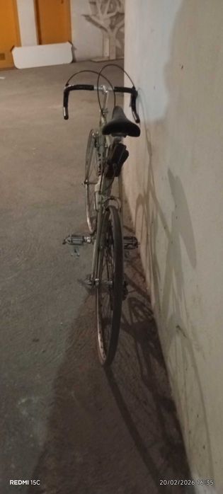Bicicleta de ciclismo antiga