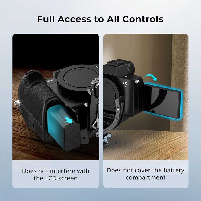 SMALLRIG 4349 Płyty montażowe do Sony, FUJIFILM, Nikon, Canon