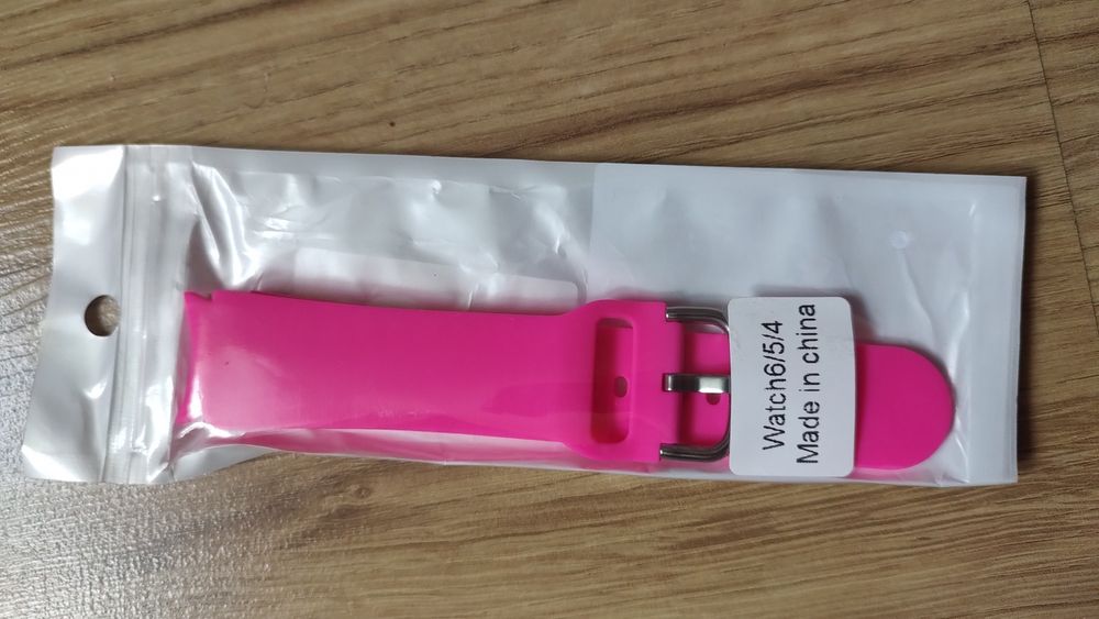 Pasek różowy do zegarka smartwatch nowy