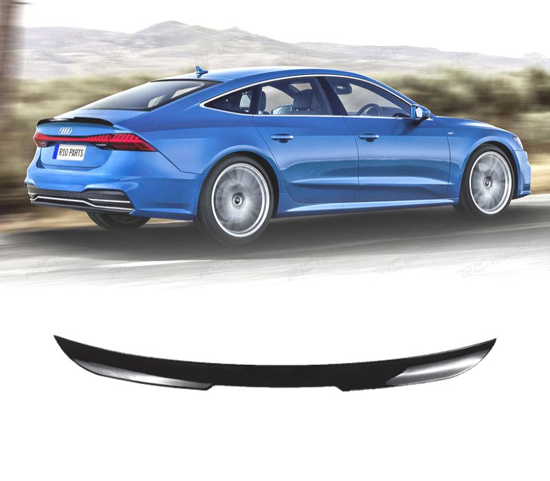 SPOILER AUDI A7 C8 18- PRETO BRILHANTE