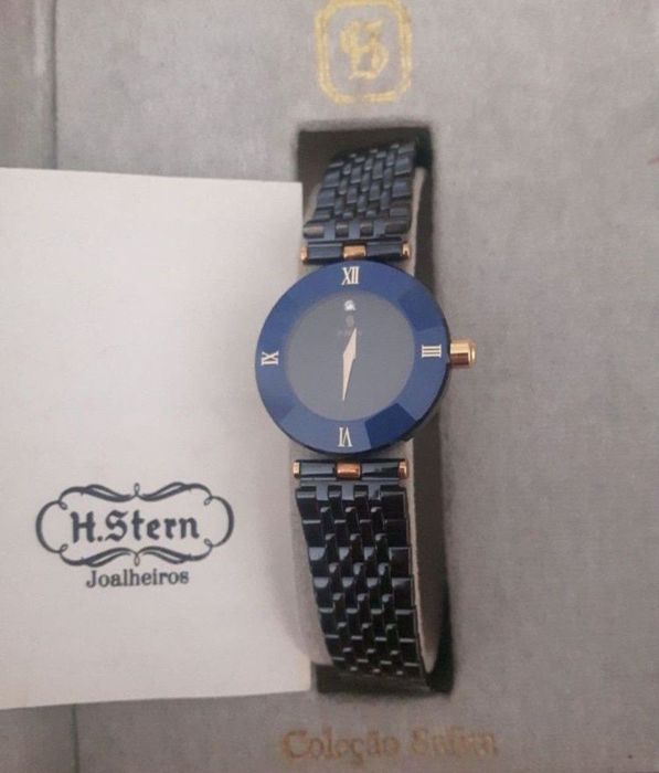 Relógio Feminino H stern com diamante e safira 
Com diamante e safira