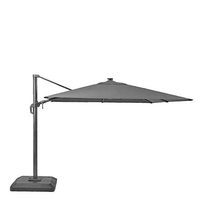 Chapéu de sol Naterial AVEA LED 290cm + 4 bases 25kg