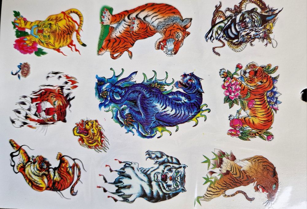 Zestaw tatuaży dla dziecka zmywalne tymczasowe